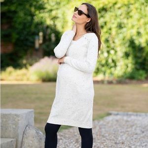 NWOT Seraphine Maternity/Nursing Sweater Dress